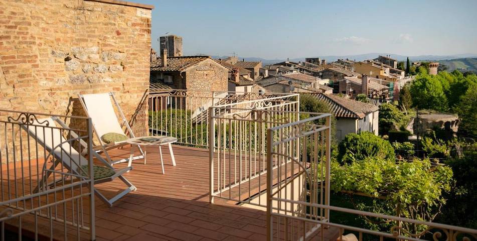 Maison d’hôte pour 4 personnes, avec balcon et vue à San Gimignano - 2