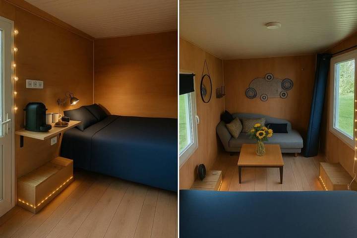 Gîte pour 2 personnes, avec jardin ainsi que terrasse et vue, animaux acceptés à Pontchâteau - 4