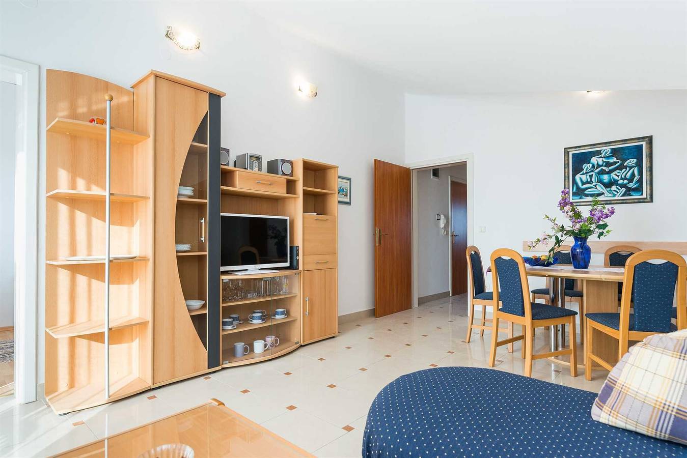 Ganze Wohnung, Fewo ideal für Familie | für 4-6 Personen | nur 70 m vom Strand | mit Meerblick in Vir