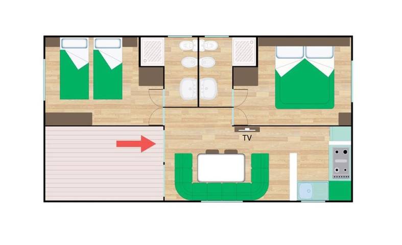 Ferienpark für 6 Personen, mit Pool, mit Haustier an der Adriatisches Meer - 2