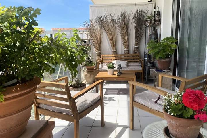 Appartement de vacances pour 4 personnes, avec Terrasse et Vue
