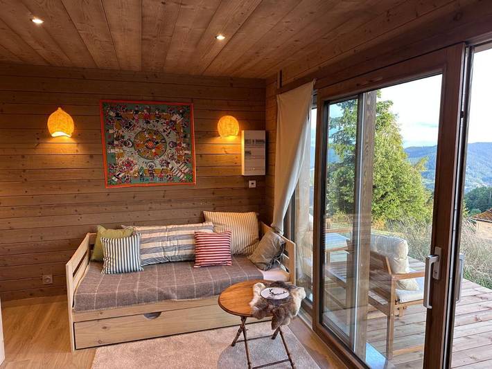 Gîte pour 3 personnes, avec piscine et sauna ainsi que terrasse et vue à Hohrod - 2