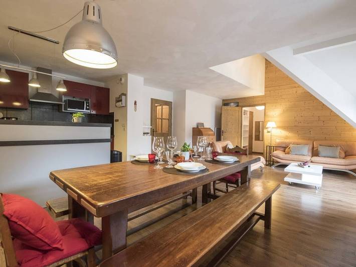 Appartement de vacances pour 10 personnes, avec balcon