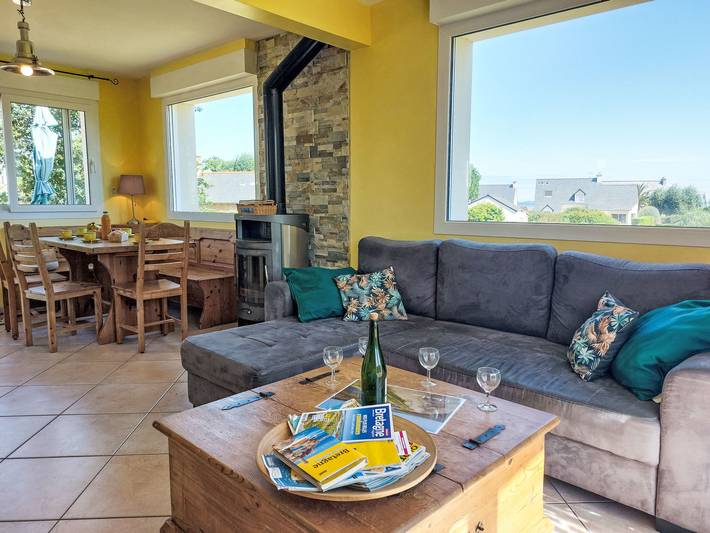 Location de vacances pour 6 personnes, avec terrasse et jardin dans L Armor - 4