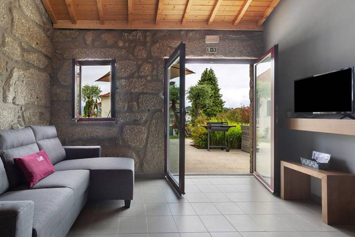 Ferienhaus für 5 Personen, mit Seeblick und Garten sowie Sauna und Kinderpool in Portugal