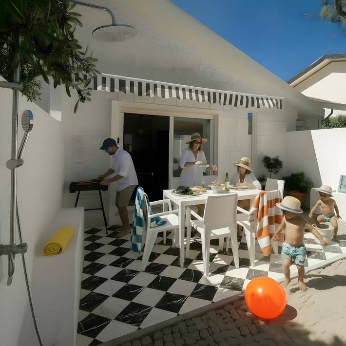 Casa de férias para 6 pessoas, com Jardim