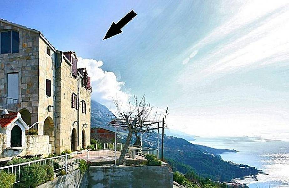 Cały apartament, Apartament w Brela z Widok na morze, taras, Klimatyzacja, Wifi (3512-3) in Brela, Riwiera Makarska