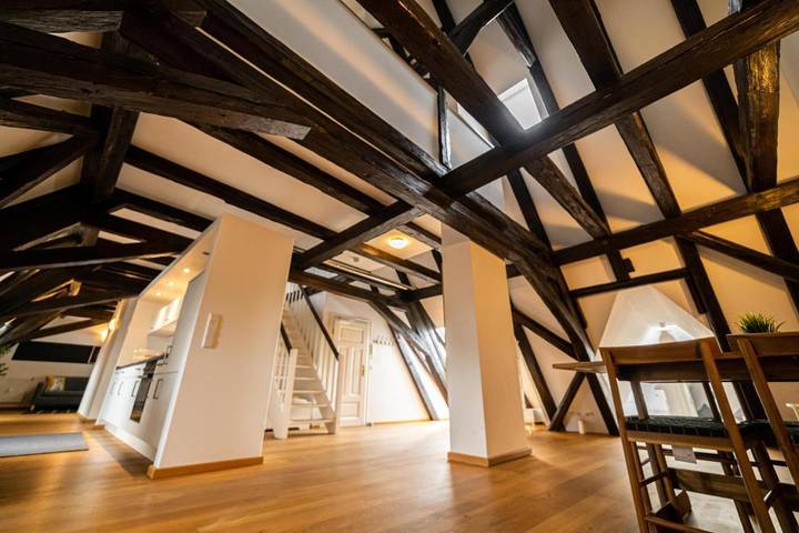 Ferienwohnung für 10 Personen, mit Ausblick in Halle