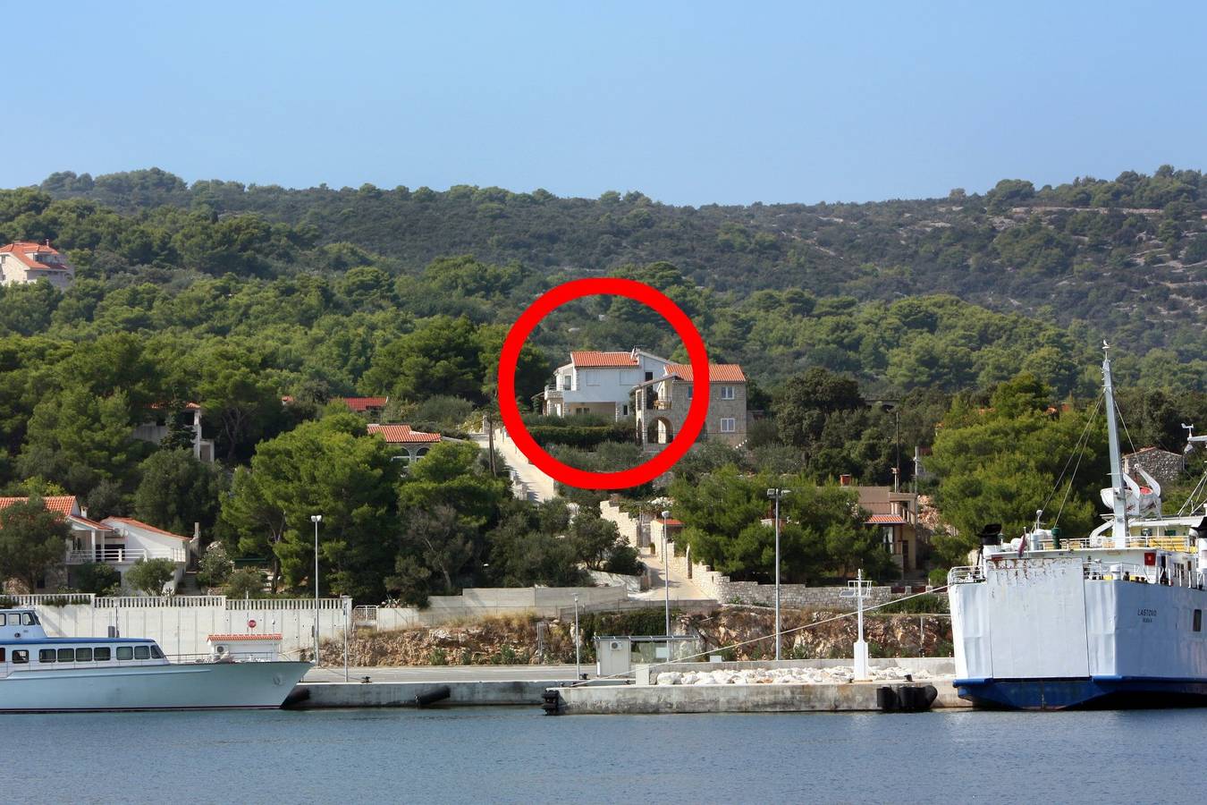 Ganze Wohnung, 1-Zimmer-Ferienwohnung mit Balkon und Meerblick Rogac, Solta A-21346-b in Rogac, Solta