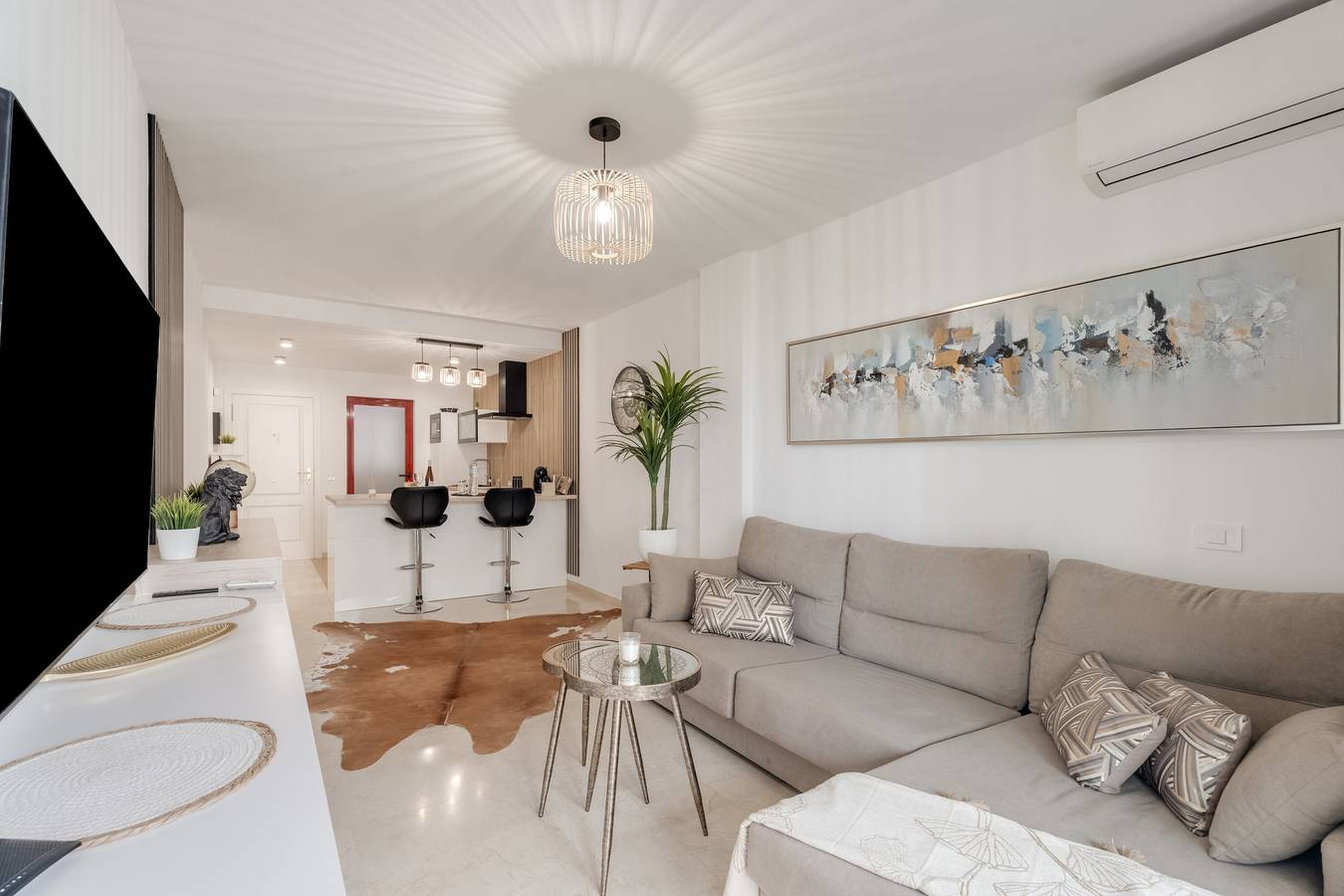 Apartamento entero, Apartamento vacacional 'Casa Soleil Palm-Mar' con vistas al mar, Wi-Fi y aire acondicionado in Palm-Mar, Arona 