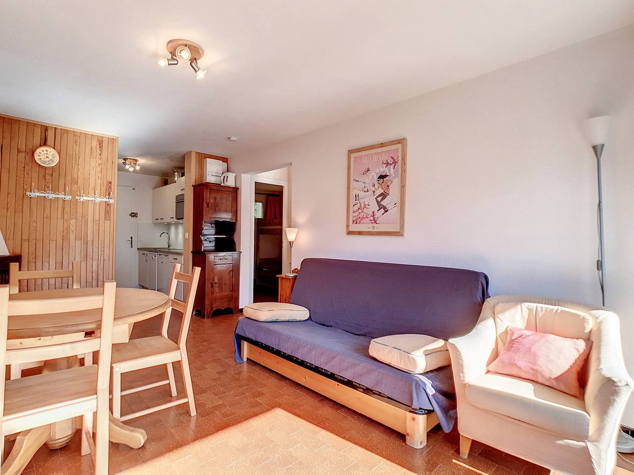 Ganze Wohnung, Charmantes Apartment in La Clusaz für 5 Pers. in La Clusaz, Annecy und Umgebung