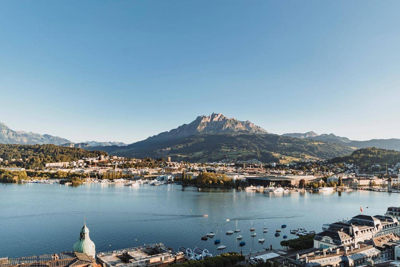 Art Deco Hotel Montana Luzern in Lucerna, Lago dos Quatro Cantões