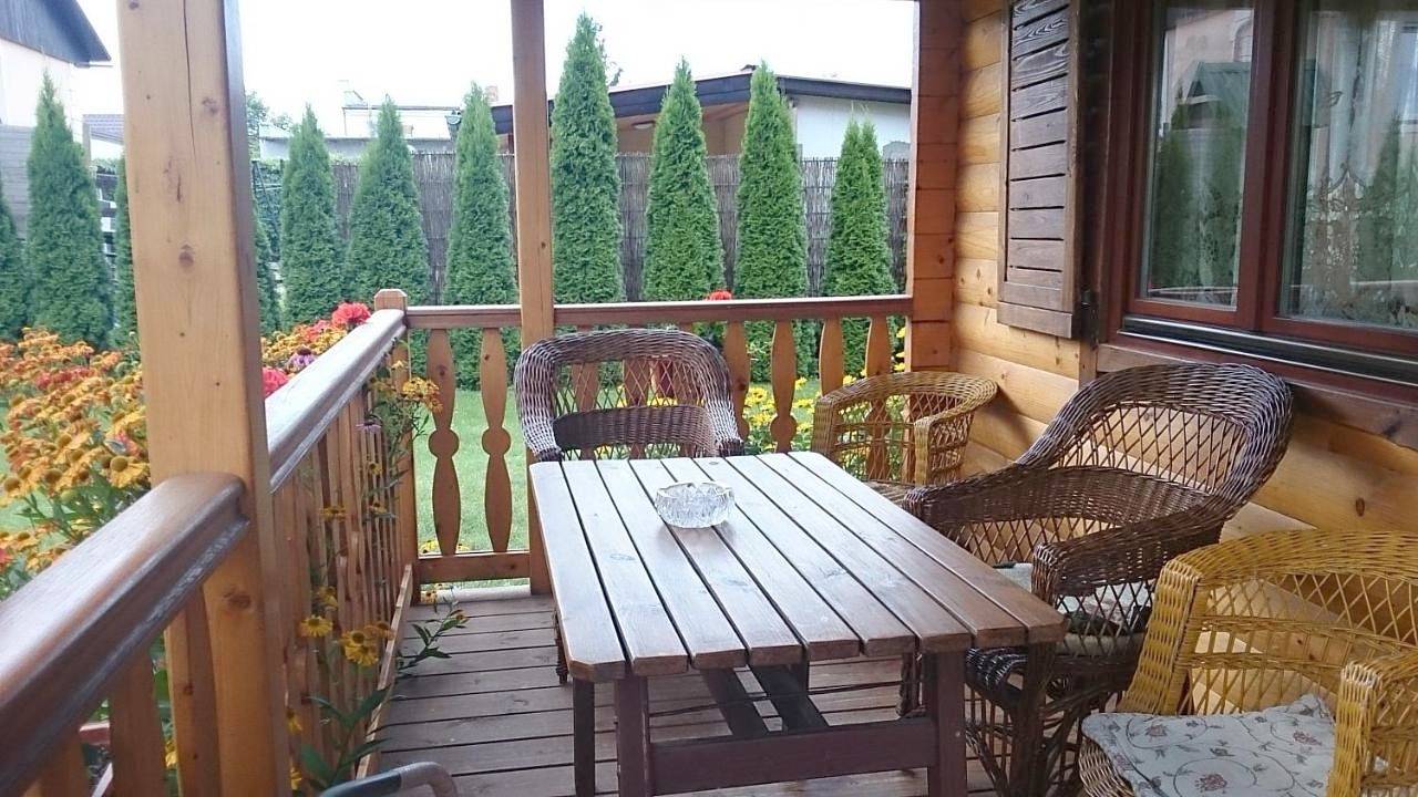 Letniskowy domek z bala w Mikołajkach in Mikołajki, Powiat mrągowski