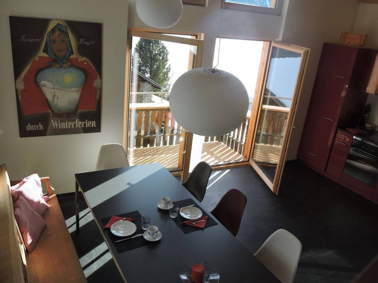 Ganze Wohnung, Hochwertige Wohnung "Vista" mit Panoramablick in Ftan, Unterengadin