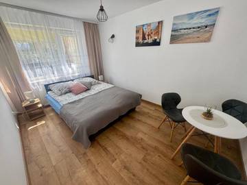 Maison d’hôte pour 2 personnes, avec jardin ainsi que terrasse et vue, animaux acceptés en Pologne