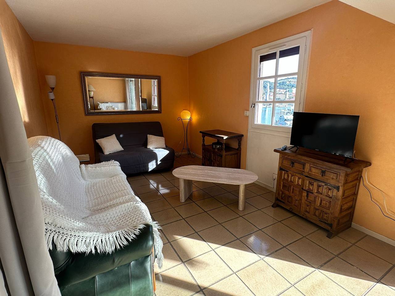 Ganze Wohnung, Wohnung mit Klimaanlage, Hafenblick - 4 Pers. in La Côte Vermeille, Port-Vendres