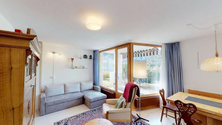 Ferienwohnung für 2 Personen, mit Terrasse und Sauna in Pontresina - 2