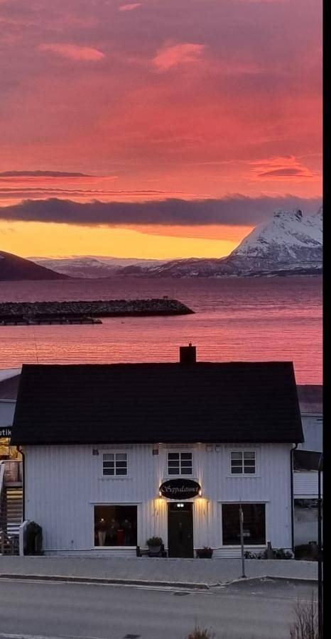 Ferienwohnung für 5 Personen, mit Terrasse und Ausblick in Skjervøy