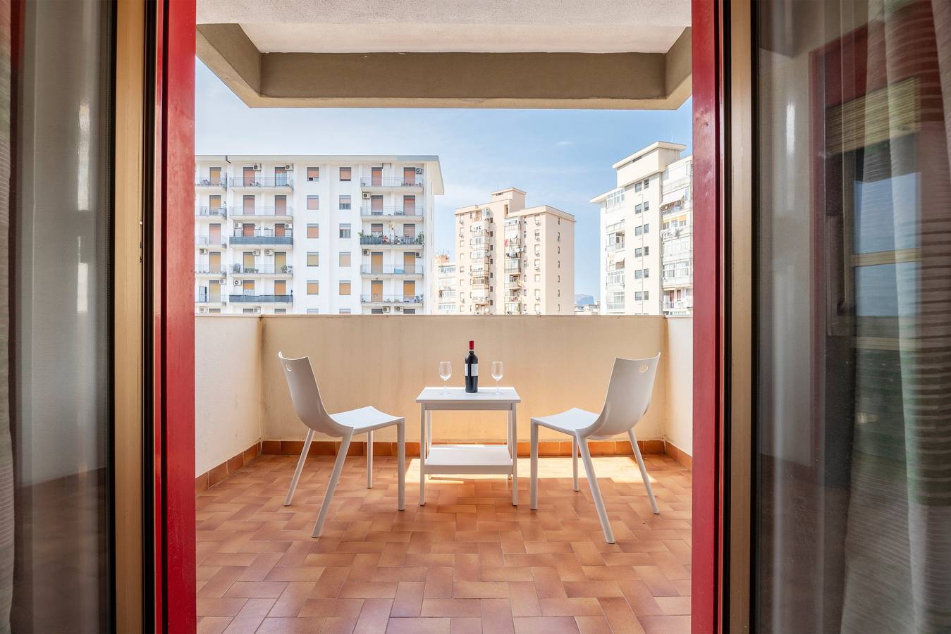 Ganze Wohnung, Apartment 'Guest House Conca D'Oro' mit Balkon, Wlan und Klimaanlage in Palermo, Palermo Provinz