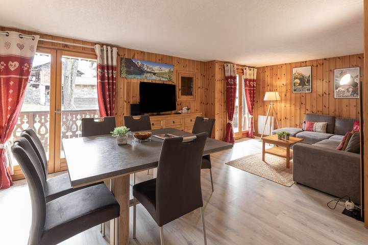 Appartement entier, Appartement "Le Ruisseau" avec jardin privé, balcon et Wi-Fi in Saint-Gervais-les-Bains, Pays du Mont-Blanc
