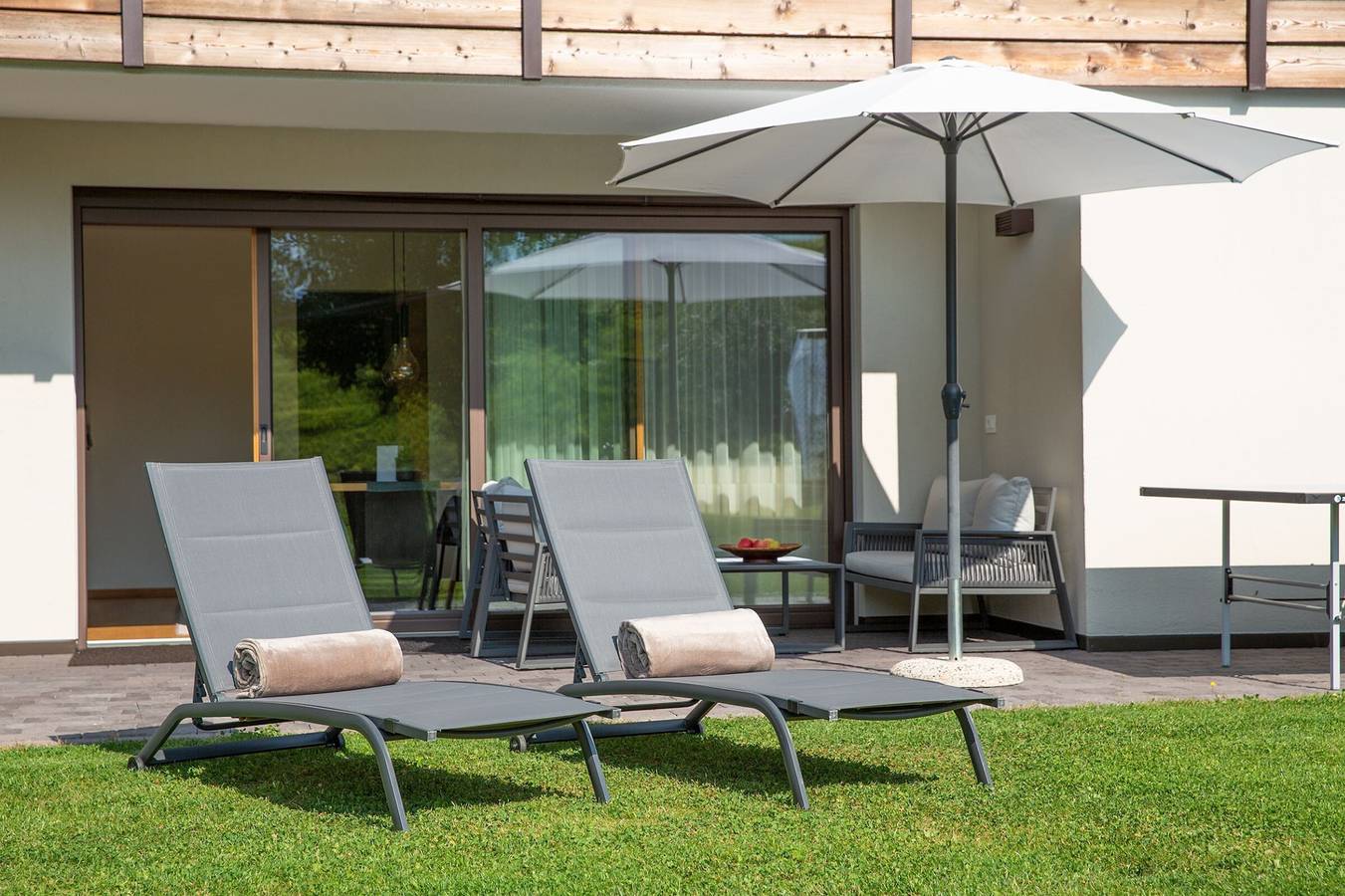 Ganze Wohnung, Apartment 'Lara Siela' mit Bergblick, privater Terrasse und Wlan in St. Jakob (Sankt Ulrich), St. Ulrich in Gröden