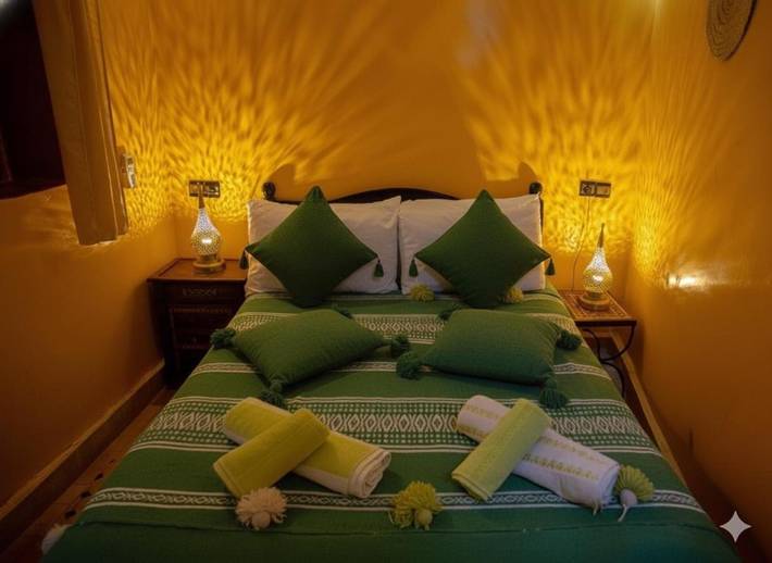 Maison d’hôte pour 3 personnes, avec terrasse dans Fes Al Bali