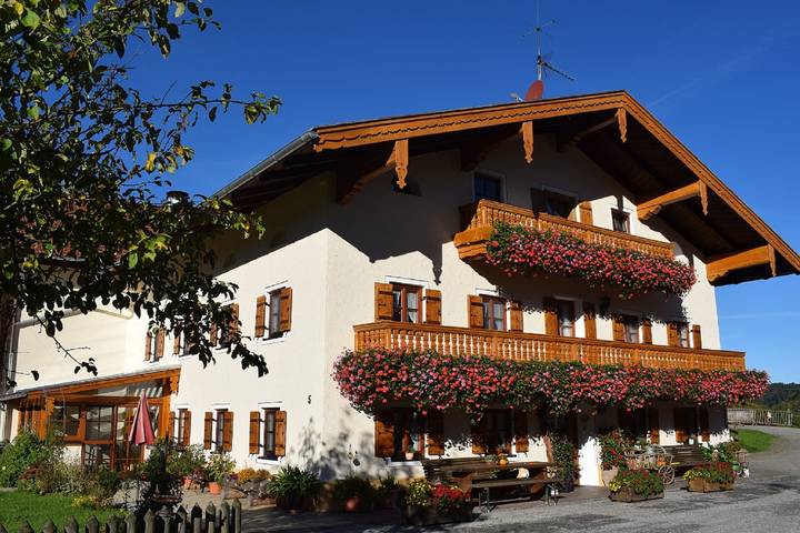 Ganze Wohnung, Stöcklhof - Appartement Sternengugga, 28 qm, WLAN in Siegsdorf, Bayerische Alpen
