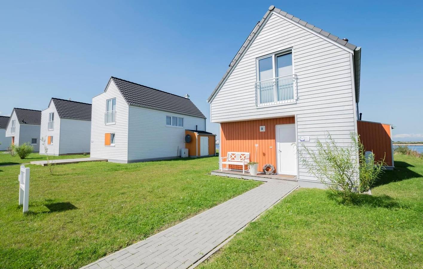 Rückzugsort mit Meerblick: Modernes Apartment mit Terrasse und Parkplatz in Olpenitz, Kappeln