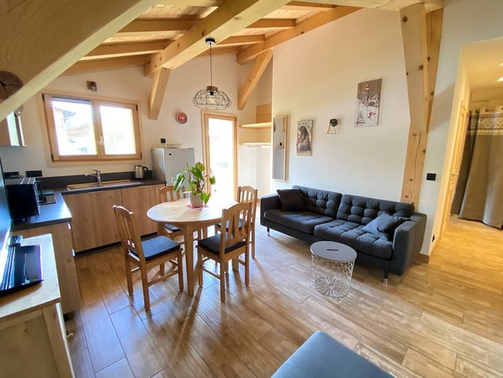 Appartement de vacances pour 4 personnes, avec jardin