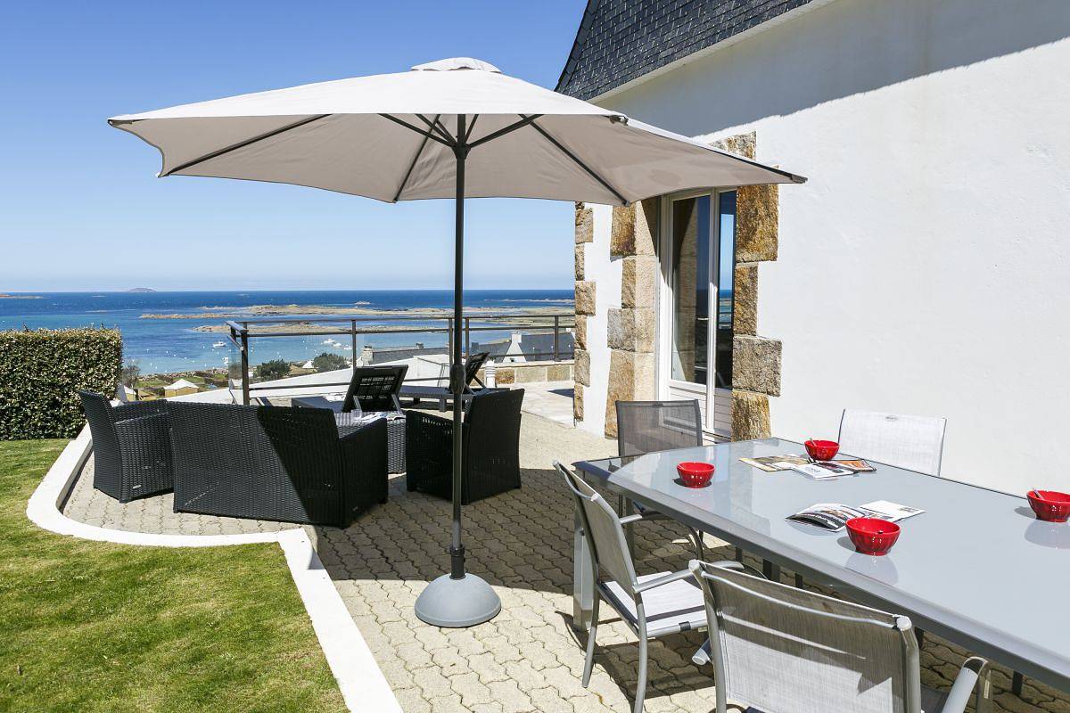 Port l'Epine in Trélévern, Rosa Granitküste