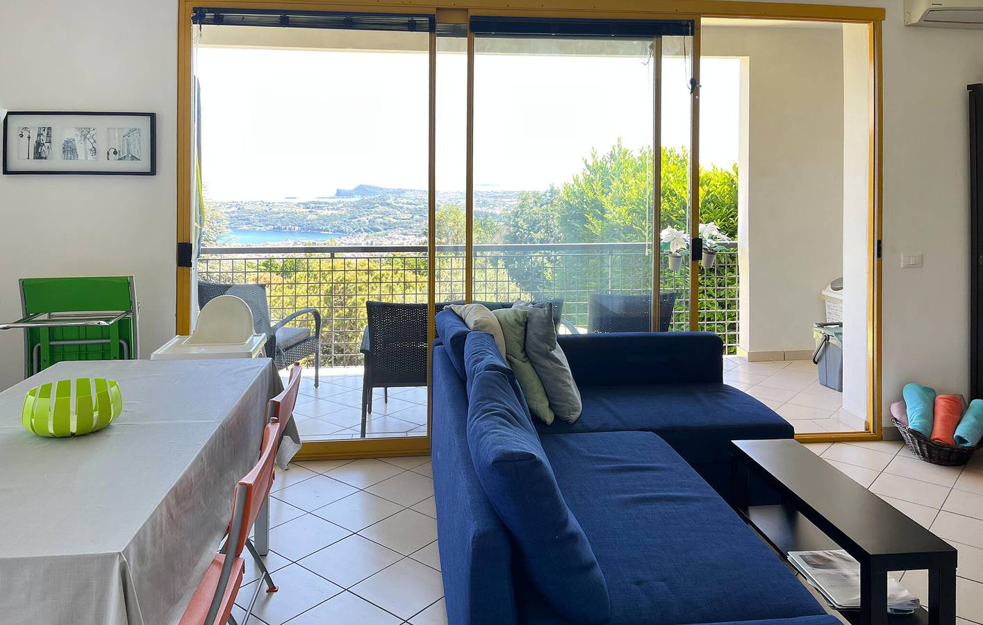 Terrassen-Apartment am Pool - 2,5 km zum Fluss in Villanuova sul Clisi, Gardasee-Berge