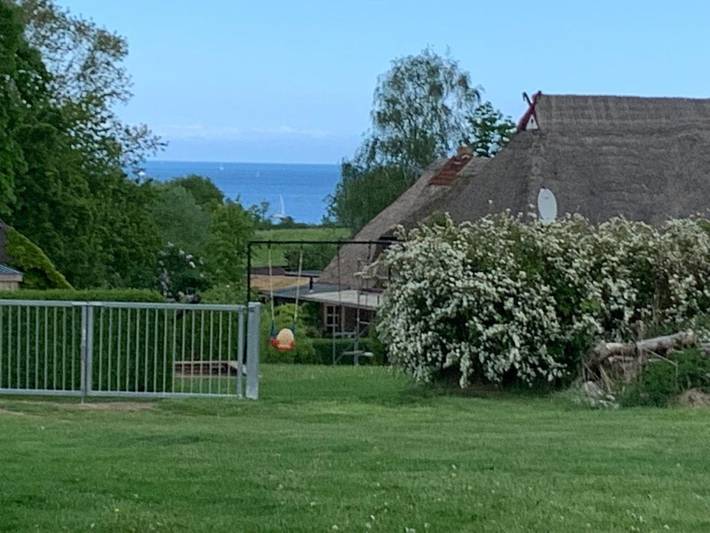 Ferienhaus für 4 Personen, mit Terrasse und Garten sowie Seeblick und Ausblick in Wohlenberg