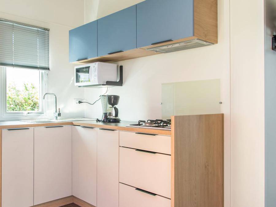 Camping  l'Océan  - Mobilheim 5 personen - Authentisch - Tv - Plancha in Brem-sur-Mer, Loire-Tal