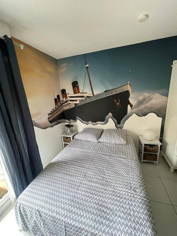 Gîte pour 2 personnes, avec balcon dans Gare de Trouville - Deauville