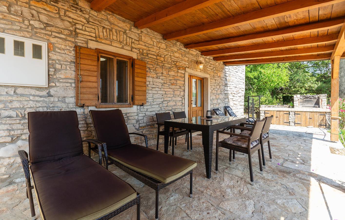 Casa vacanza per 4 persone con terrazza in Plovania, Umago e dintorni