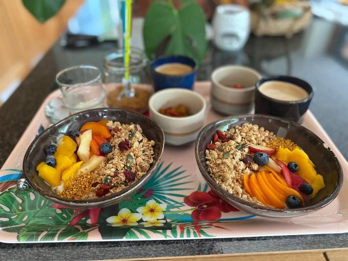 Location de vacances pour 2 personnes, avec jardin ainsi que vue et piscine, animaux acceptés à Le Temple-sur-Lot - 2