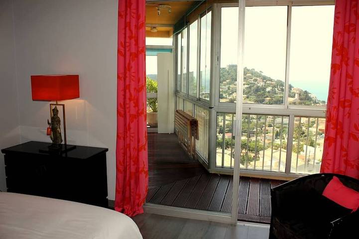 Appartement entier, Appartement avec Panorama exceptionnel in Villefranche-sur-Mer, Côte méditerranéenne (France)