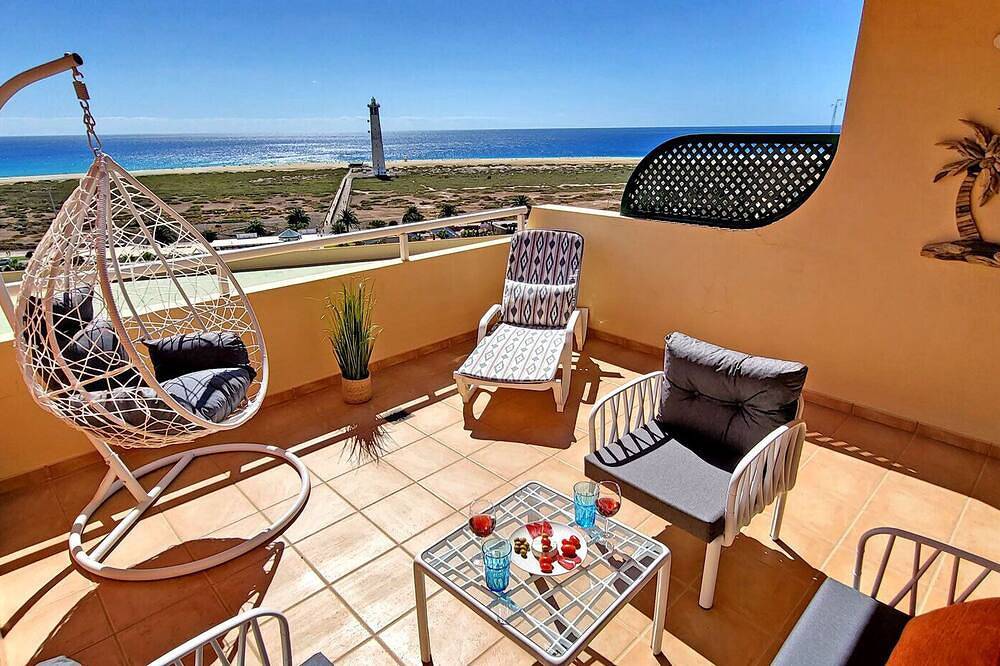 Ganze Wohnung, Ferienwohnung Jandia Dream, Morro Jable, Meerblick, Terrasse in Solana Matorral, Pájara