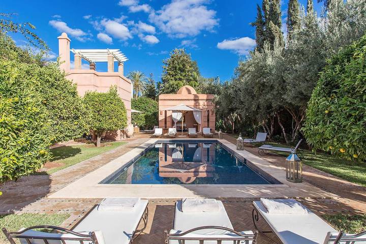 Villa für 10 Personen, mit Garten und Balkon in Marrakesch