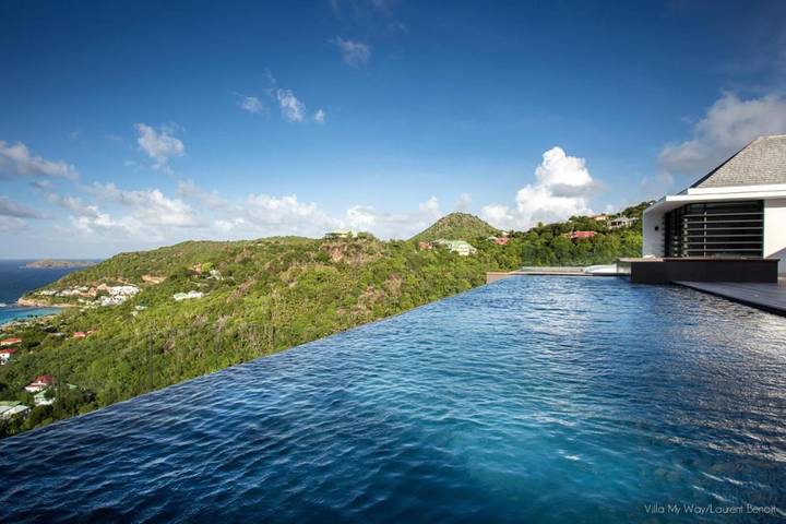 Villa pour 10 personnes, avec piscine ainsi que balcon et jacuzzi dans Saint-Barthélemy