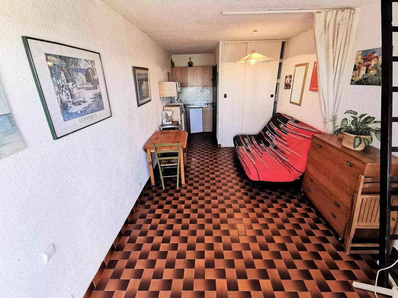 Studio entier, Confortable studio 3 couchages face à la mer à Port Leucate. Réf: 1Mm2_138 in Port Leucate, Leucate