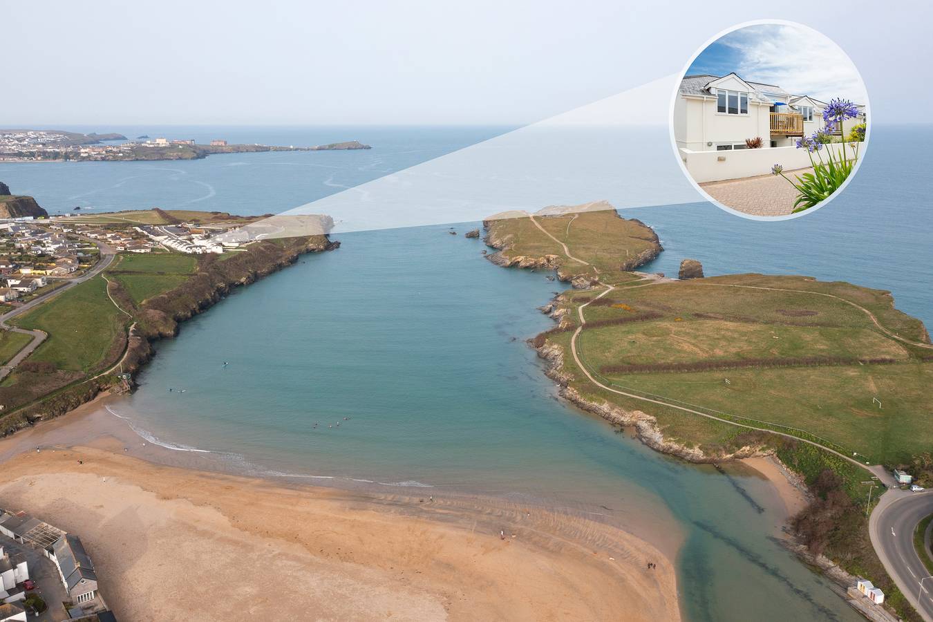 Holiday Home for 4 People in Porth, Newquay