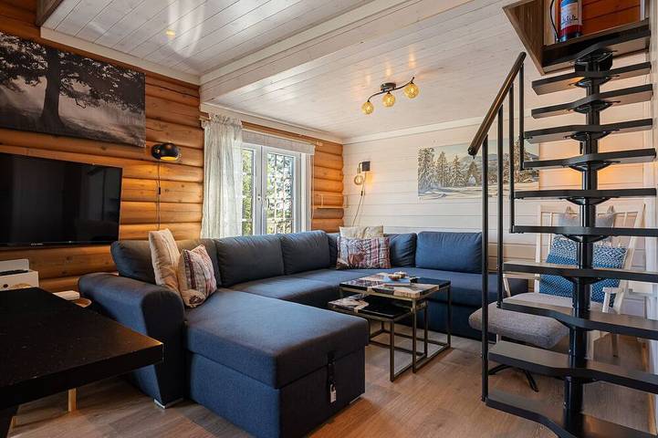Hytte for 6 personer, med sauna og terrasse i tillegg til hage, dyr tillatt i Trysilfjellet