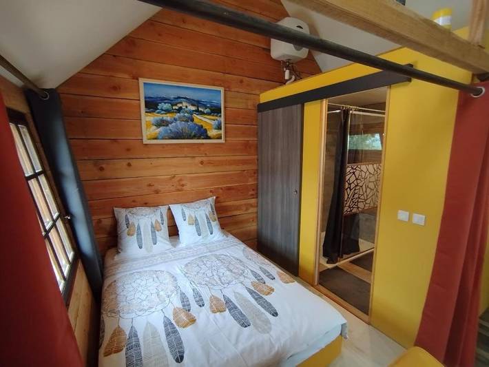 Chalet pour 2 personnes, avec terrasse ainsi que vue et jardin dans le Tarn - 3