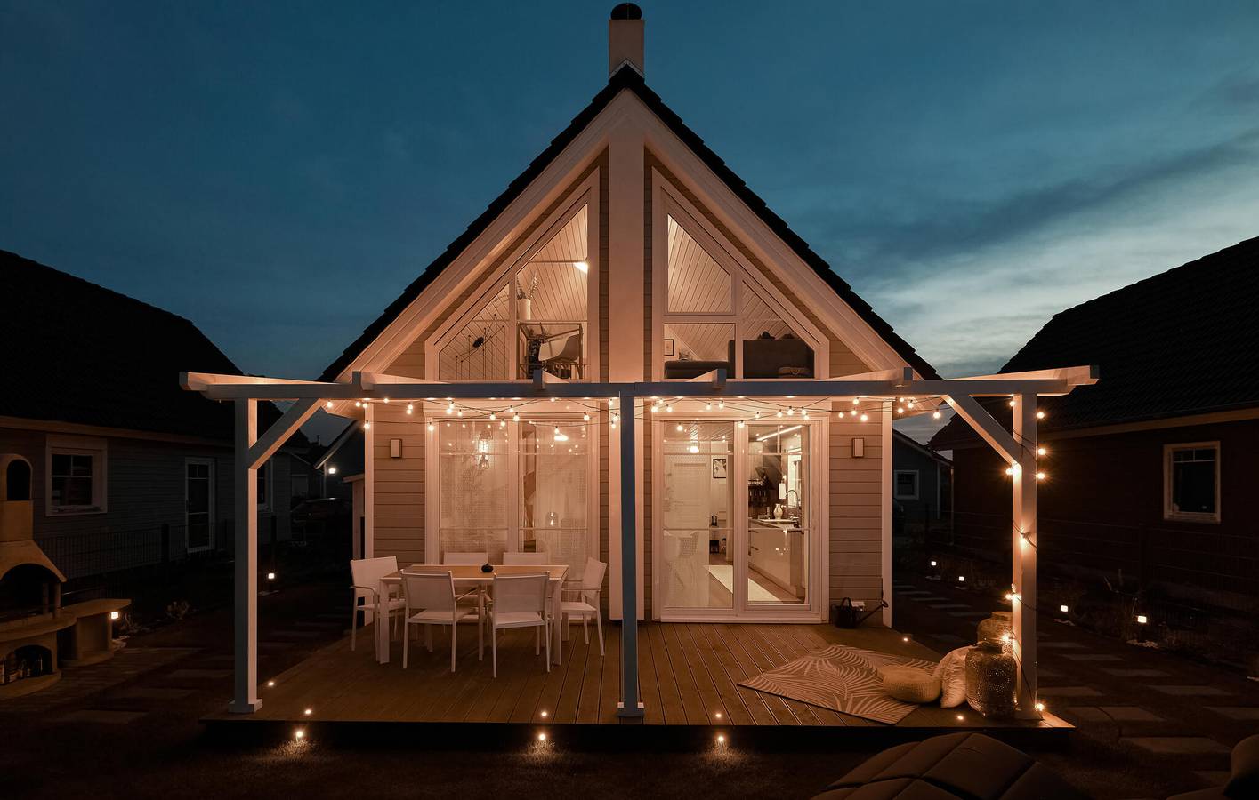 Terrasse mit Sauna, Parkplatz und WiFi in der Nähe der Trattoria Punto Uno in Zerpenschleuse, Wandlitz