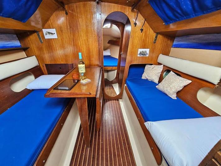 Barco para 4 personas, con terraza y vistas - 1
