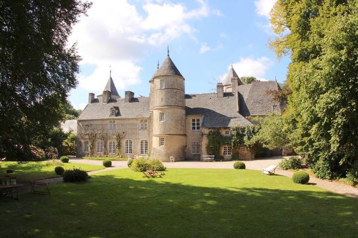 Chambre d’hôte pour 10 personnes, avec Terrasse ainsi que Jardin et Vue à Amfreville (Normandie)