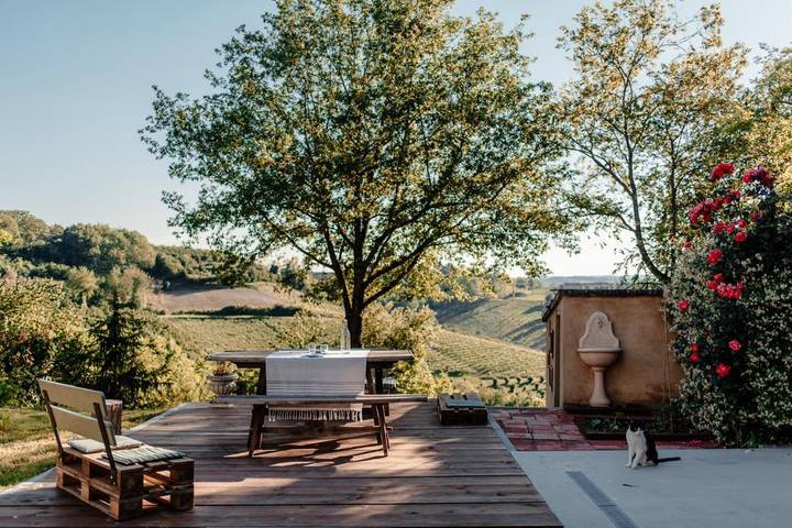 Location de vacances pour 2 personnes, avec vue et jardin à Govone - 2