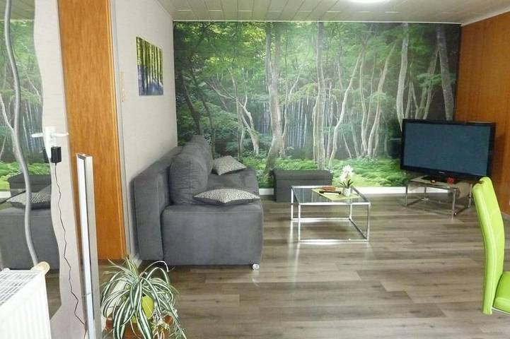 Ferienwohnung für 3 Personen, mit Terrasse und Garten