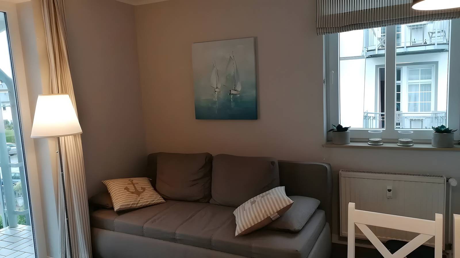 Ganze Wohnung, Haus Buskam 29 – Meerblick, Balkon, Wlan, Schwimmbad- & Saunanutzung inklusive in Göhren, Rügen